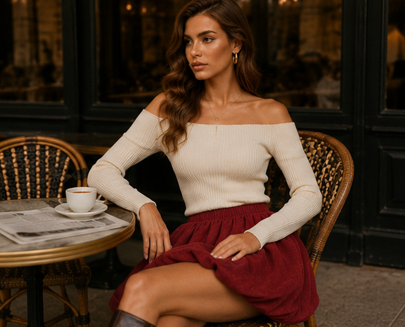 La Sangria — Jupe-Culotte Suédine Iael