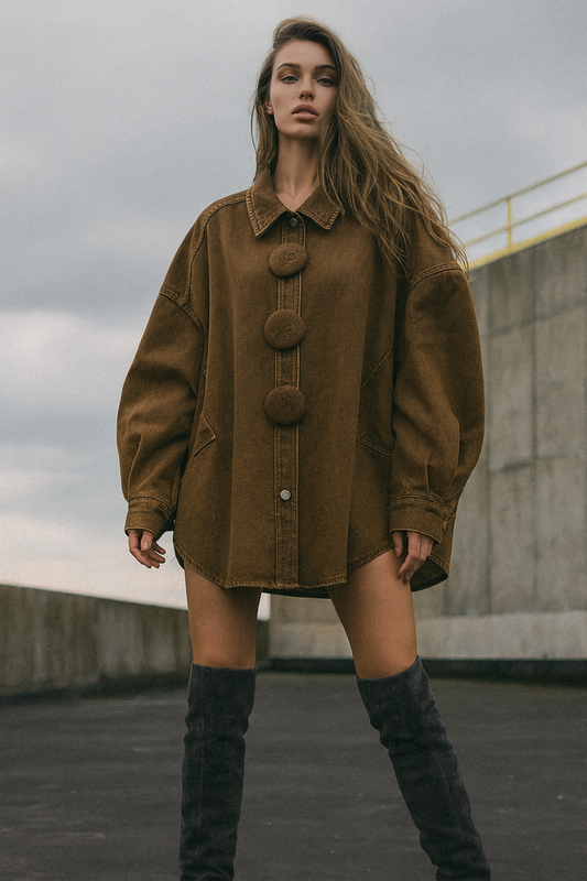 Chemise en jean Rouile