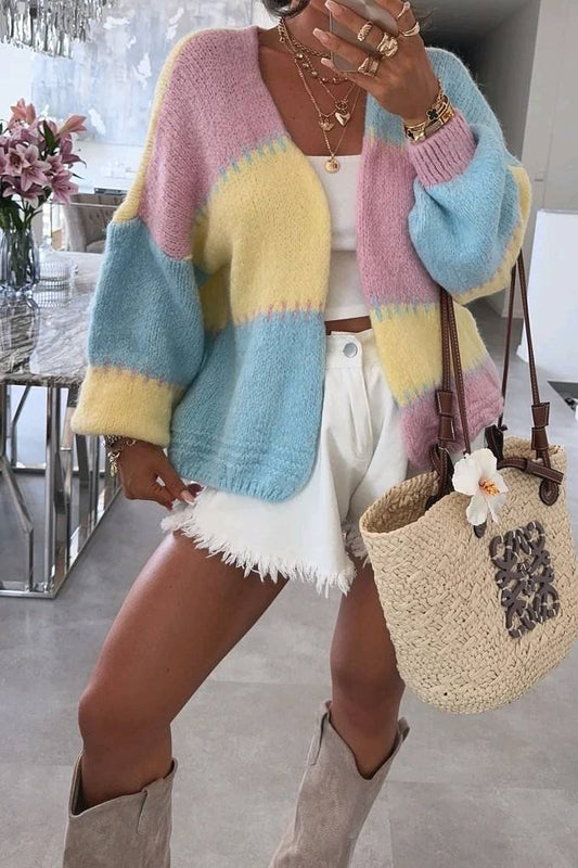 Gilet Léna pastel