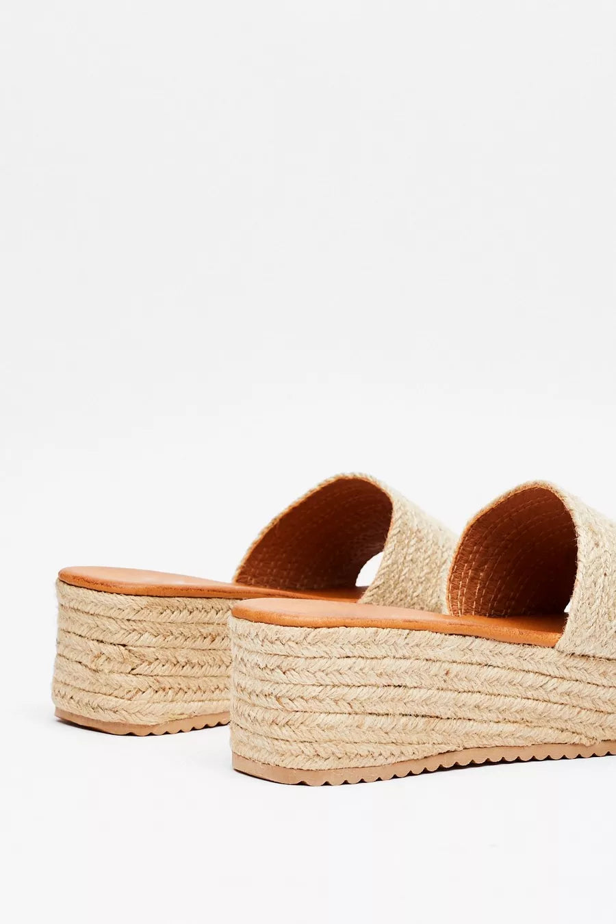Mules compensées Raphia mania