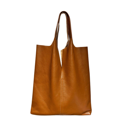 Sac cabas cuir grainé Sand - Iael Parissac